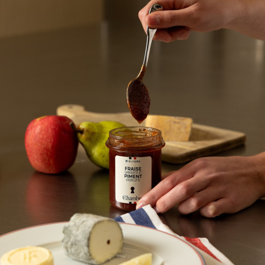 Confiture Fraise Piment d'Espelette, Collection Élysée
