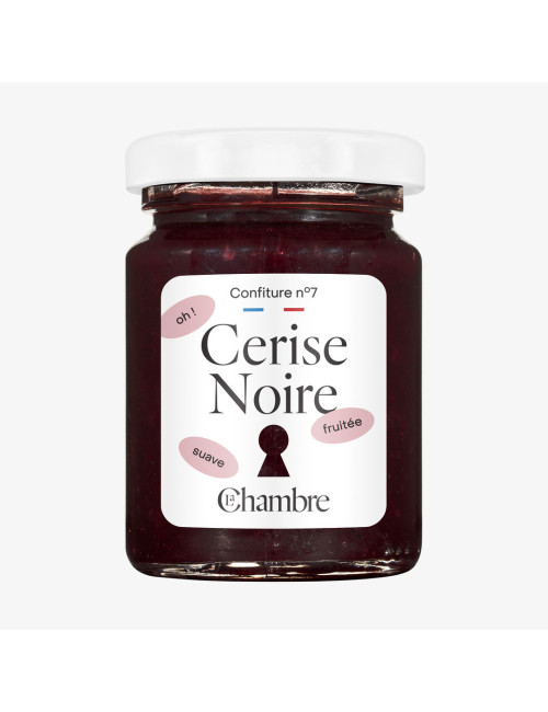 Black Cherry Jam with 62% fruit and pieces