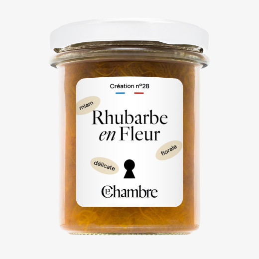 Rhubarbe Géranium avec morceaux et 58% de fruits