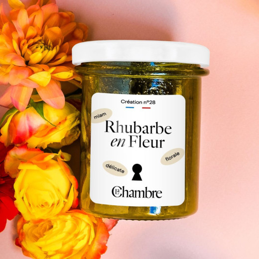 Confiture Rhubarbe en fleur | La Chambre