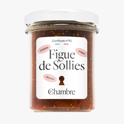 Confiture de Figue avec des morceaux, fabriquée en France