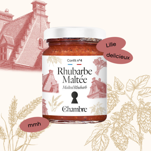 Rhubarb & Malt Beer Confit – Unique Gourmet Creation