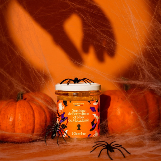 Confiture Halloween Potimarron & Noix de Macadamia – Édition Limitée