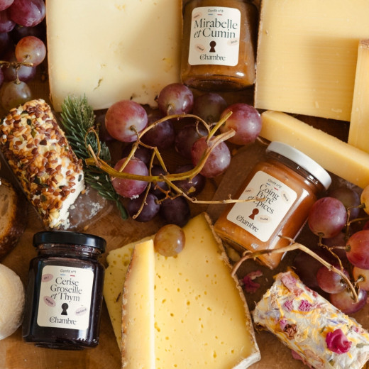 Coffret de confits pour fromages fabriqués en France