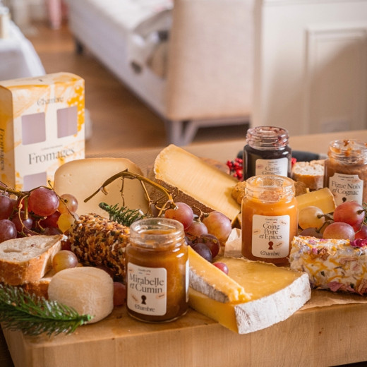 Coffret de confits pour fromages fabriqués en France