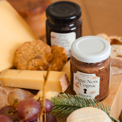 Coffret de confits pour fromages fabriqués en France