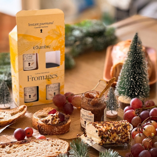 Coffret de confits pour fromages fabriqués en France
