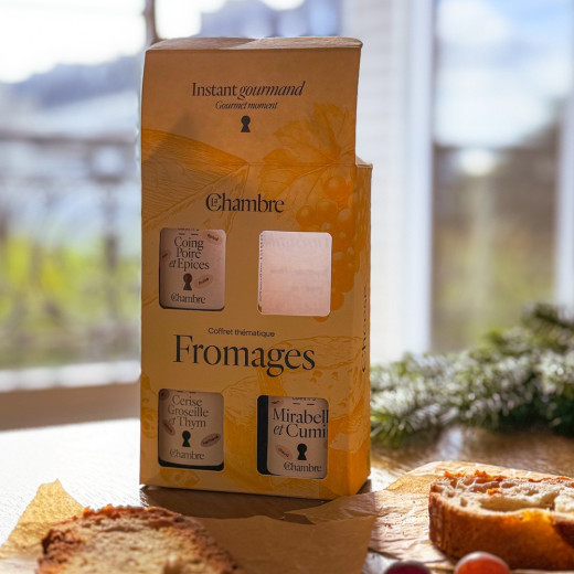 Coffret de confits pour fromages fabriqués en France
