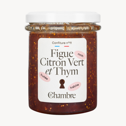 Confiture Figue Citron Vert Thym aux saveurs subtiles et raffinées