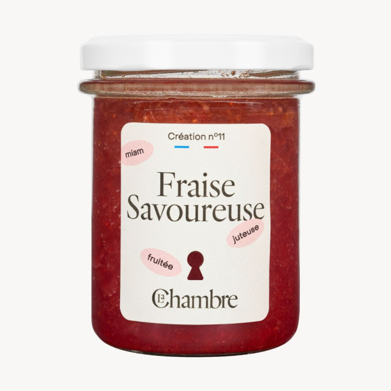 Fraise Savoureuse fruitée et fraîche avec morceaux
