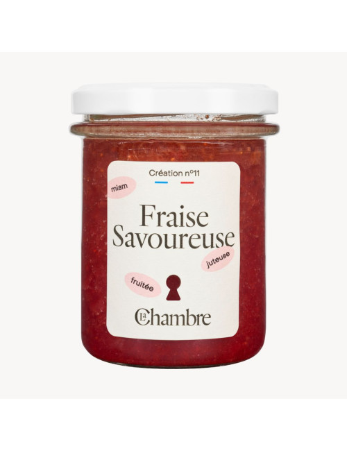 Fraise Savoureuse fruitée et fraîche avec morceaux