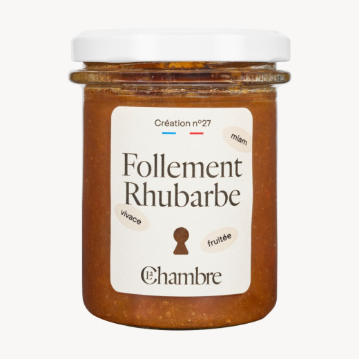 Rhuabarbe acidulée avec morceaux et 58% de fruits