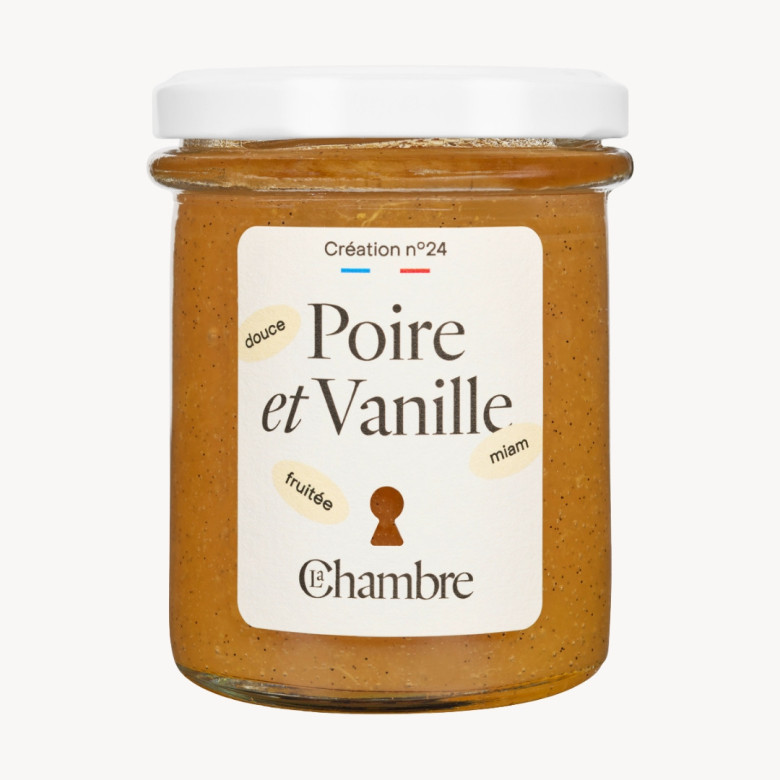 Vanilla Pear with pieces and 66% fruit Vanilla Pear with pieces and 66% fruit