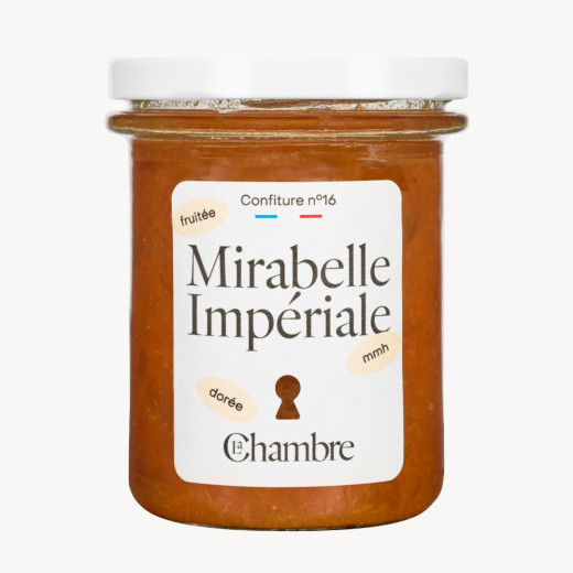 Mirabelle plum jam with pieces, made in France