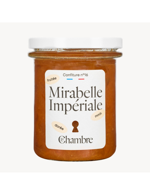 Confiture de Mirabelle avec morceaux et fabriquée en France