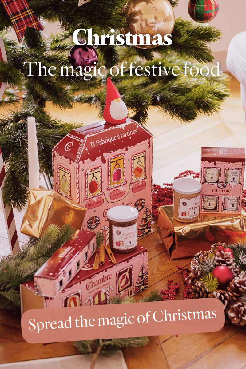 Dive into the magic of the holiday season with our exclusive selection of Christmas products. Refined gifts, artisanal treats, and festive creations await you to share warm and delicious moments.