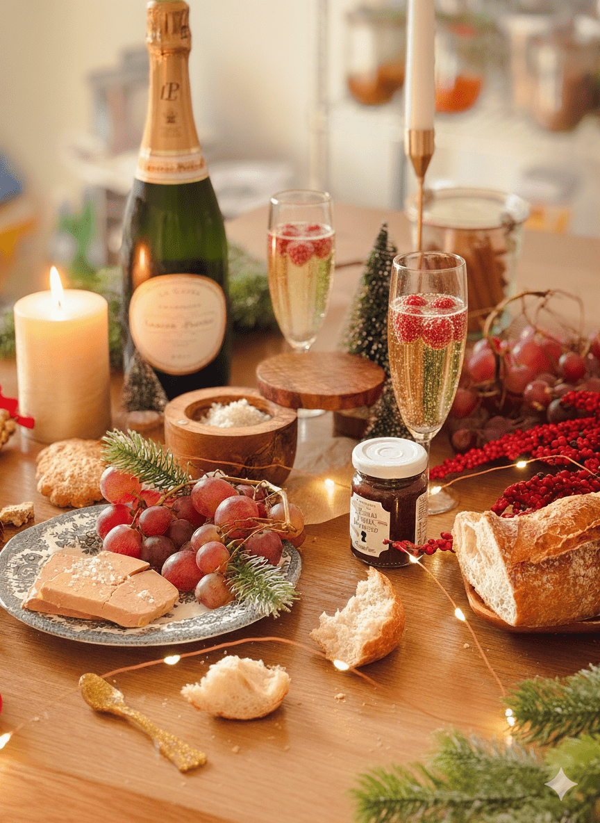 Gift box of 6 x 50g artisanal Christmas jams selected by La Chambre