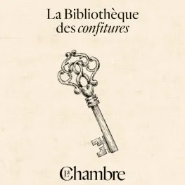 La clé de la bibliothétque de la chambre avec des recettes de confitures artisanales et de goûté