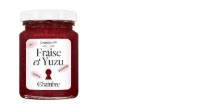 Le pot de 100g de confiture à la fraise et au yuzu de La Chambre, la création iconique numero 9 de la marque gourmande