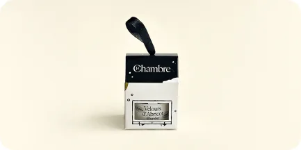 Boule de Noël gourmande Velours d'Abricot 30g de La Chambre