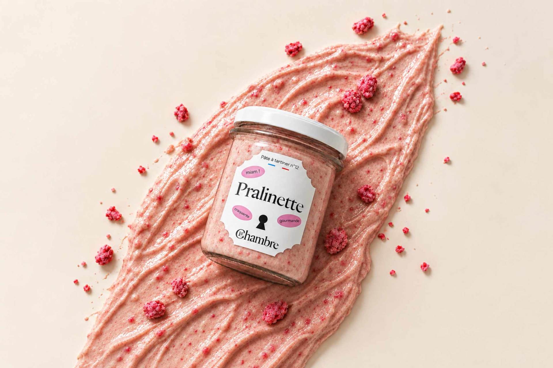 Pralinette, pâte à tartiner aux pralines roses de Lyon - La Chambre