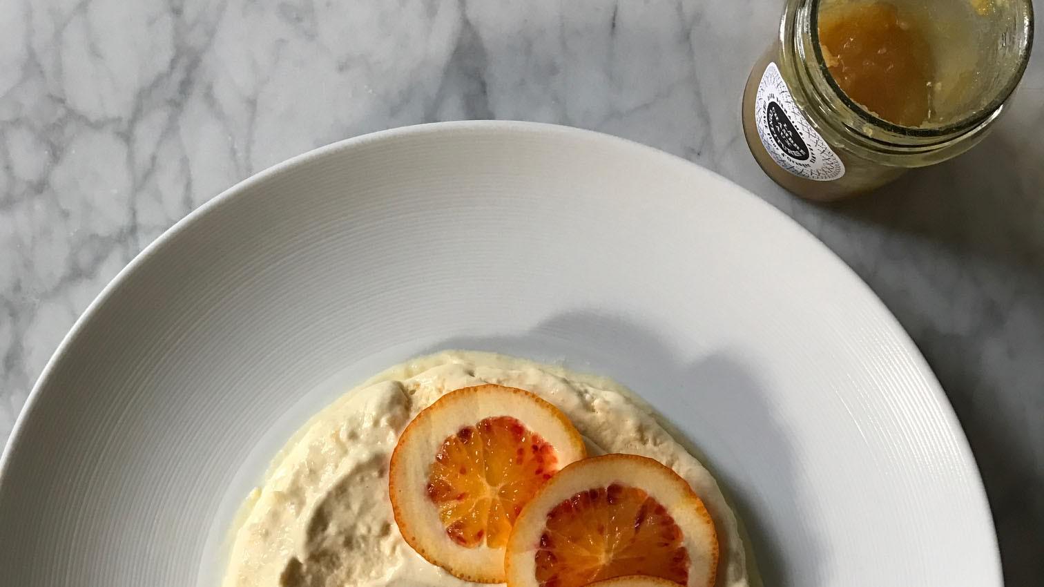 Semifreddo à la confiture d'orange sanguine