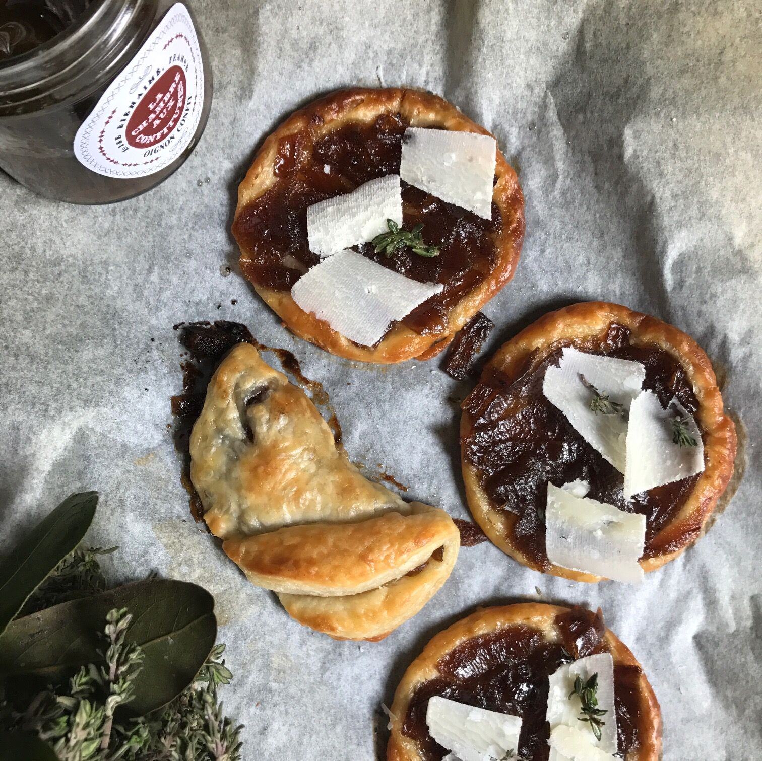  Pissaladiere-style onion tart