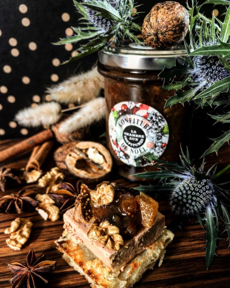 Recette de Foie gras mi-cuit au Monbazillac et Confiture de Noël