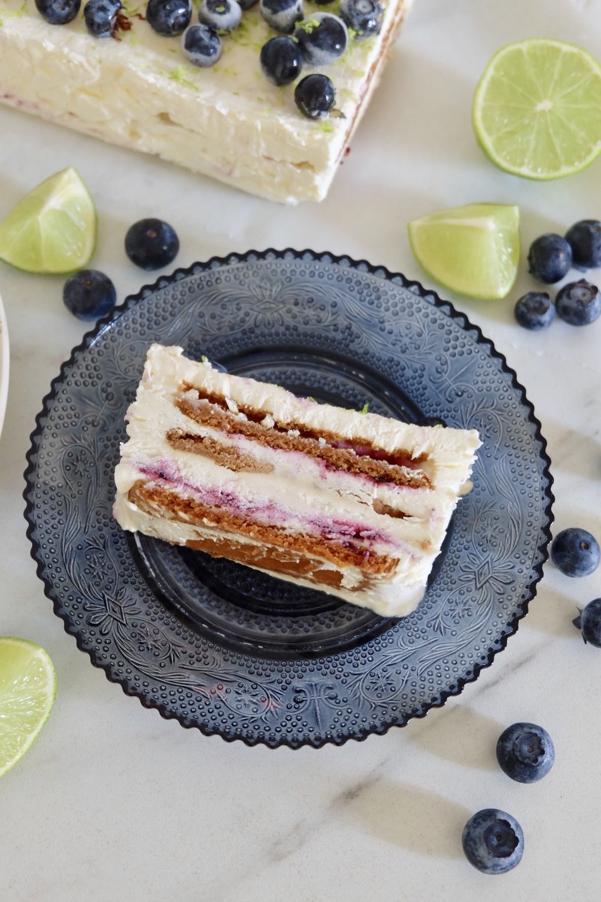 ce-Cold Blueberry-Lime Jam Cheesecake Recipe