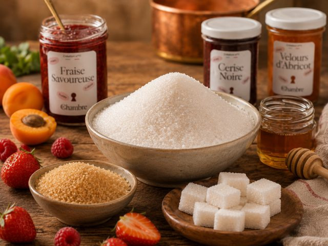 the sugar to use in jams to make them delicious