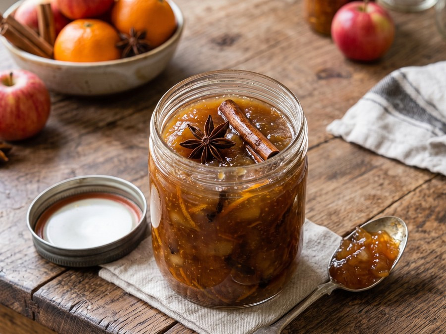 Spicy Apple and Clementine Jam Recipe