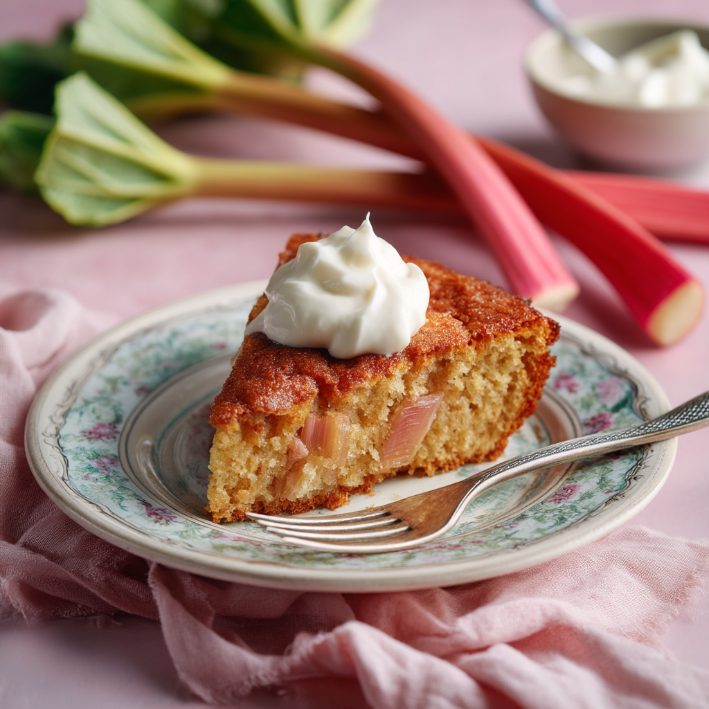 Rhubarb Cake